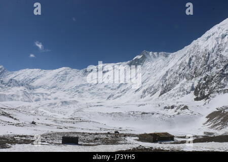 rund um die Annapurna Himalaya Palette Tilicho Lake Manang Nepal Stockfoto