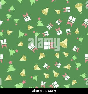 Winter Weihnachten nahtlose Muster Stock Vektor