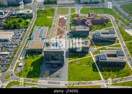 ThyssenKrupp Quartier, Thyssenkrupp Industrial Solutions AG, ThyssenKrupp Systems & Services GmbH, ThyssenKrupp Hauptquartier, Essen, Essen, Ruhrgebiet, Stockfoto