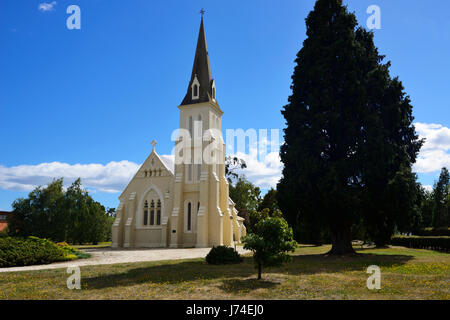 St Andrew anglikanische Kirche in der historischen Stadt von Evandale, in der Nähe von Launceston, im nördlichen Tasmanien, Australien Stockfoto