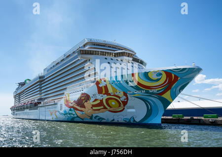 Die Norwegian Getaway Besuch in Helsinki, Finnland, Europa, EU Stockfoto