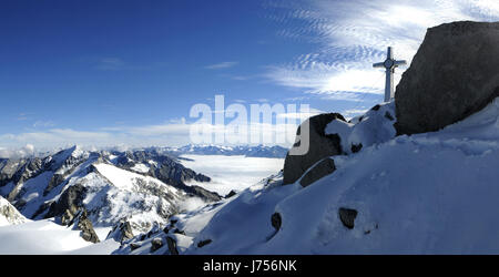 Bergspitze Stockfoto