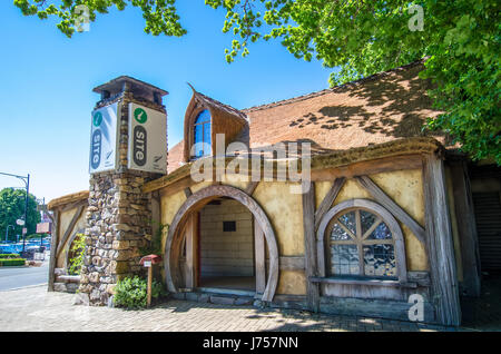 Matamata, New Zealand - November 29,2015: Matamata i-SITE Visitor Information Centre liegt in Matamata, Neuseeland. Stockfoto