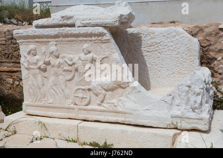 Römische Gräber, Fiskardo, Kefalonia, Griechenland Stockfoto