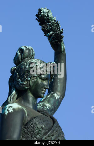 Frau Makro Nahaufnahme Makro Aufnahme Nahaufnahme Blick Art Statue Bayern Stockfoto