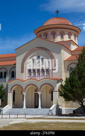 Kloster Agios Gerasimos, Kefalonia Stockfoto