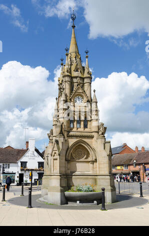 Der amerikanische Brunnen im Rother Straße, Stratford Warwickshire Stockfoto