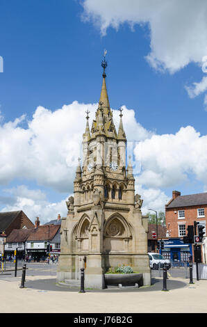 Der amerikanische Brunnen im Rother Straße, Stratford Warwickshire Stockfoto