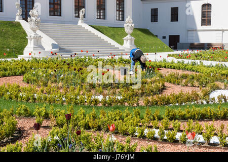 Der Barockgarten in Bratislava Stockfoto