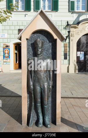 Wächter Stand Statue in Bratislava Stockfoto