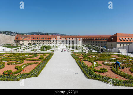 Der Baroique Garten in Bratislava Stockfoto