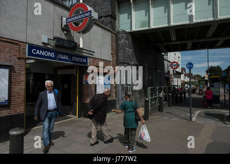 Canons Park station Stockfoto