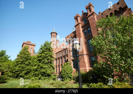 Smithsonian Institution Gebäude Schloss Washington DC USA Stockfoto