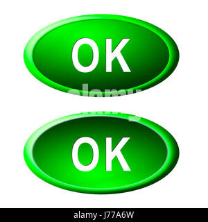 OK Reihenfolge Button rechts weiter ja in Piktogramm Symbol Piktogramm Handel symbol Stockfoto