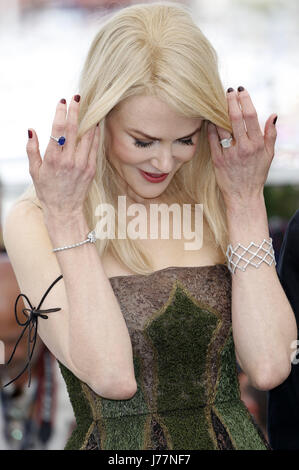 Nicole Kidman bei der "The Killing einen Heiligen Hirsch / Mise à Mort du Cerf Sacré" Fototermin während des 70. Cannes Film Festival im Palais des Festivals am 22. Mai 2017 in Cannes, Frankreich | Verwendung weltweit Stockfoto