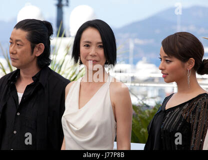 Cannes, Frankreich. 23. Mai 2017. Hikari (Vers La Lumière / Ausstrahlung) Foto-Aufruf auf dem 70. Cannes Film Festival Dienstag, 23. Mai 2017, Cannes, Frankreich. Bildnachweis: Doreen Kennedy/Alamy Live-Nachrichten Stockfoto