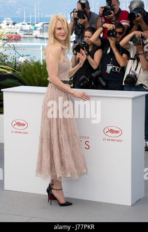 Cannes, Frankreich. 24. Mai 2017. Nicole Kidman bei den Fototermin für "The verführt" auf der 70. Festival de Cannes, Cannes, Frankreich.  : Bildnachweis Sarah Stewart: Sarah Stewart/Alamy Live-Nachrichten Stockfoto