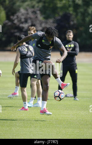 Cobham, Surrey, UK. 24. Mai 2017. Chalobah (Mittelfeld) von Chelsea Football Club trainiert an die Vereine-Cademy in Cobham in Vorbereitung auf ihre FA Cup final Zusammenstoß mit Arsenal auf Kredit-Samstag: Motofoto/Alamy Live News Stockfoto