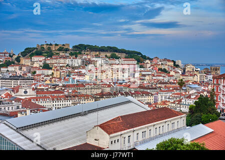 Lissabon ist die Hauptstadt und größte Stadt von Portugal Stockfoto