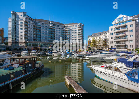 Die Chelsea Harbour Hotel und Chelsea Harbour Marina, London Stockfoto