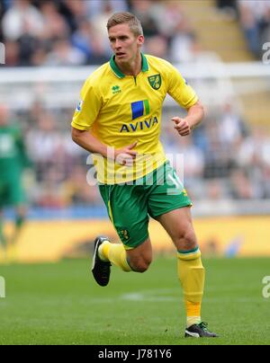 STEVE MORISON NORWICH CITY FC NORWICH CITY FC Sport direkte ARENA NEWCASTLE ENGLAND 23. September 2012 Stockfoto