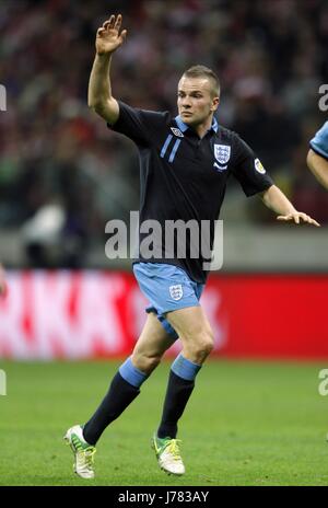 TOM CLEVERLEY Polen V ENGLAND das Nationalstadion Warschau Polen 17. Oktober 2012 Stockfoto