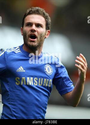 JUAN MATA feiert seinen 2. G TOTTENHAM HOTSPUR V CHELSEA LONDON ENGLAND UK 20. Oktober 2012 Stockfoto