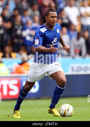 LIAM MOORE LEICESTER CITY FC LEICESTER CITY FC MOLINEUX STADIUM WOLVERHAMPTON ENGLAND 16. September 2012 Stockfoto