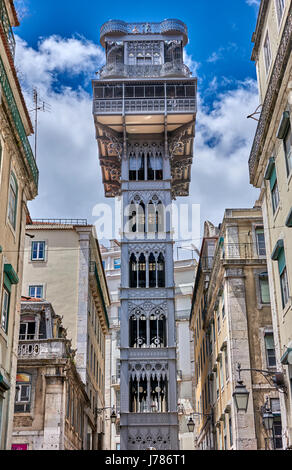 Santa Justa, auch genannt Carmo Lift Stockfoto