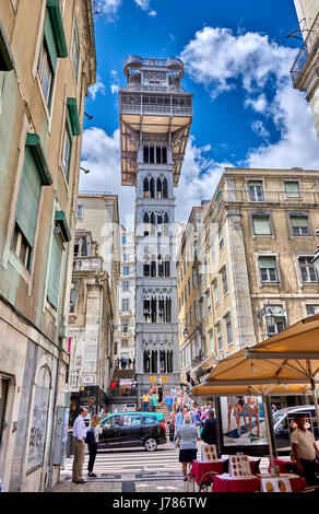 Santa Justa, auch genannt Carmo Lift Stockfoto