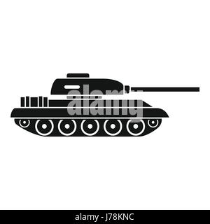 Tank-Symbol im einfachen Stil isoliert auf weißem Hintergrund-Vektor-illustration Stock Vektor
