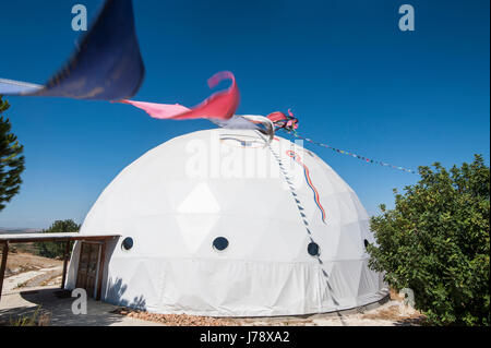 Spanien, Andalusien: Suryalila ist eine internationale Yoga-Retreat-Zentrum. Suryalila liegt ruhig in einem großen offenen Tal an den Ausläufern der liebst Stockfoto