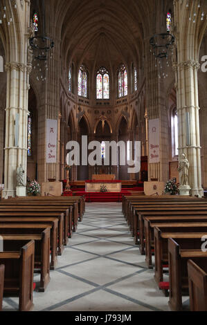 Kathedrale innen Stockfoto