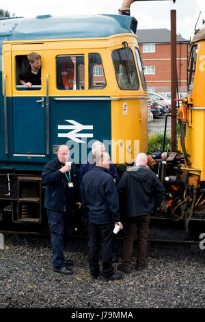 Die Severn Valley Railway in Kidderminster, Worcestershire, England, UK Stockfoto