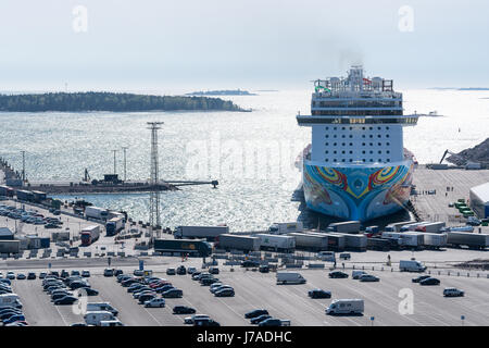 Die Norwegian Getaway Besuch in Helsinki, Finnland, Europa, EU Stockfoto