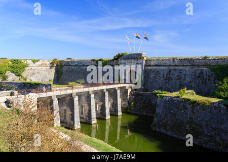 Frankreich, Charente Maritime, Insel Oleron, Chateau d'Oleron, Zitadelle Stockfoto