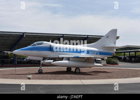 Arizona, 9. April: Außenansicht des das Pima Air & Space Museum am 9. April 2017 in Arizona, U.S.A. Stockfoto