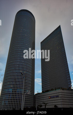 Tel Aviv - 22. Januar 2017: Azrieli Mall Tageszeit Stockfoto