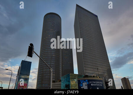 Tel Aviv - 22. Januar 2017: Azrieli Mall Tageszeit Stockfoto