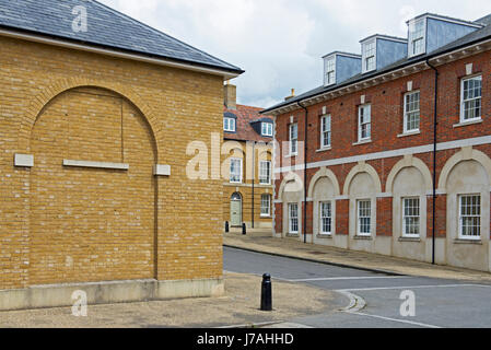 Straße in Verkehrssysteme, in der Nähe von Dorchester, Dorset, England UK Stockfoto