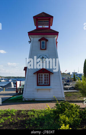 Parry Sound Hafen Leuchtturm Stockfoto