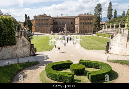 Pitti Palast Boboli-Gärten, Florenz Italien Stockfoto