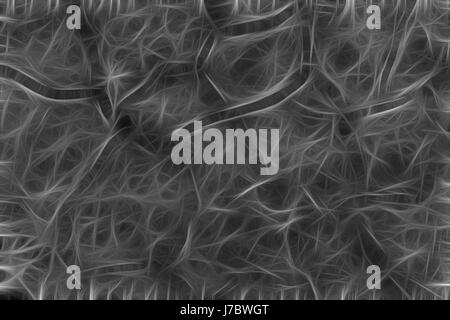 Abstrakte schwarz-weißen Hintergrund ähnelt die Struktur eines neuronalen Netzes Stockfoto