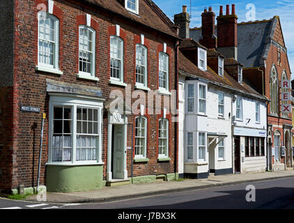 Weststraße, Wareham, einer Stadt in Dorset, England UK Stockfoto