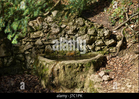 Quelle Saint Zacharie Sainte Baume-Var-Frankreich Stockfoto