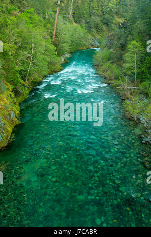 South Fork Smith River, Smith River National Recreation Area, Smith Wild and Scenic River, sechs Flüssen National Forest, Kalifornien Stockfoto