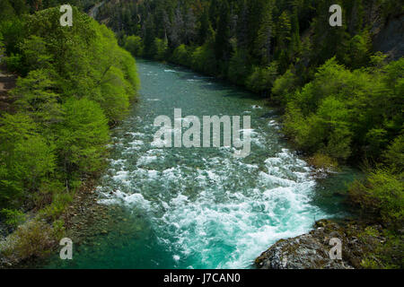 South Fork Smith River, Smith River National Recreation Area, Smith Wild and Scenic River, sechs Flüssen National Forest, Kalifornien Stockfoto