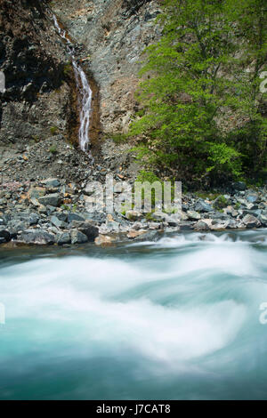 Middle Fork Smith River, Smith River National Recreation Area, Smith Wild and Scenic River, sechs Flüssen National Forest, Kalifornien Stockfoto