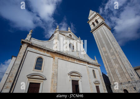 St. Blasius-Kirche in der Stadt Vodnjan, Istrien, Kroatien Stockfoto