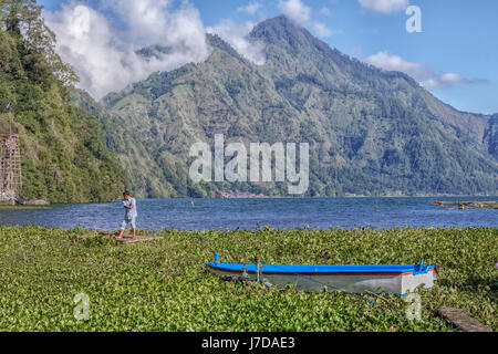 Danau Batur, Songan, Bali, Indonesien, Asien Stockfoto